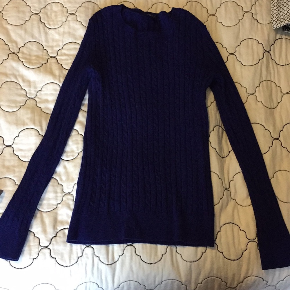 Navy blueish purple  Talbots sweater